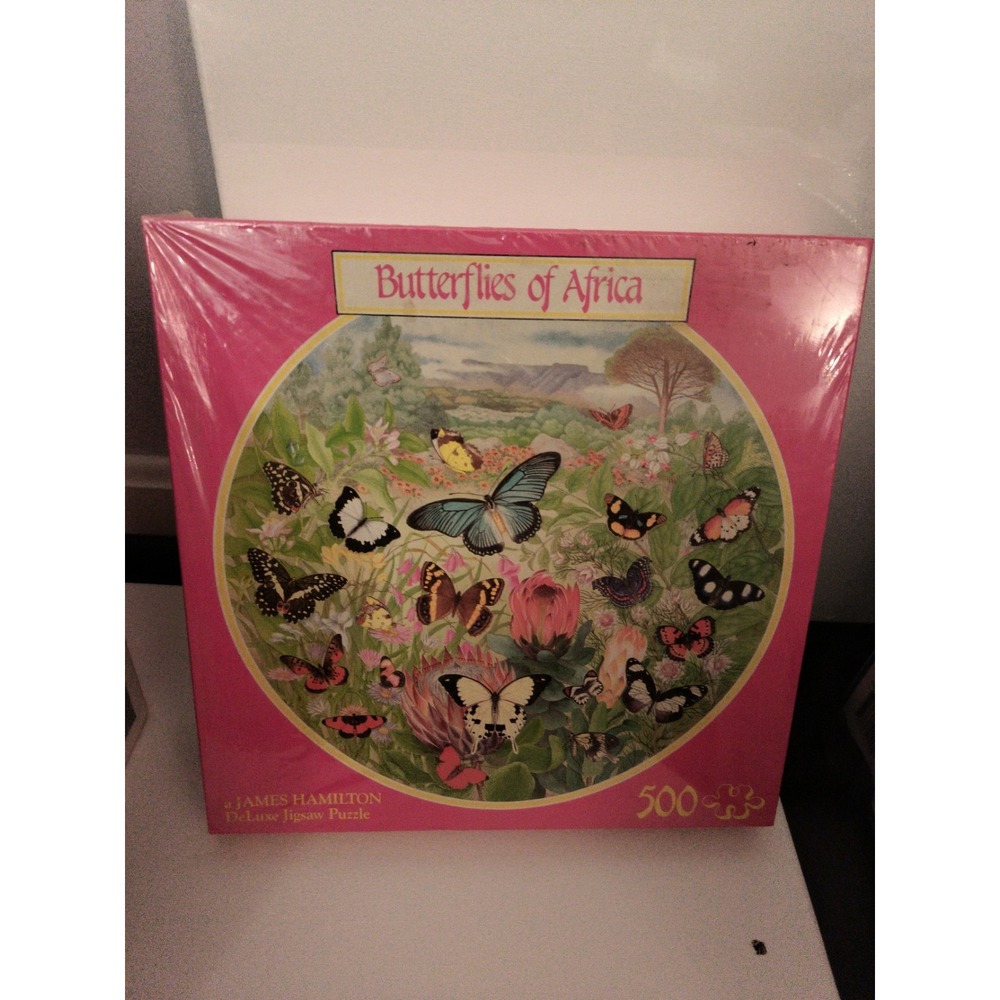 Butterflies Of Africa - A James Hamilton 500 Piece Deluxe Jigsaw Puzzle